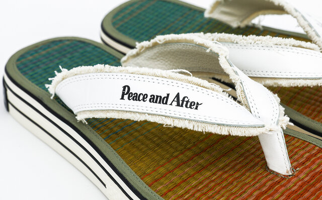 ピースアンドアフター×ヴェッセル Zori Slipper ピースアンドアフター×ヴェッセル Zori Slipper