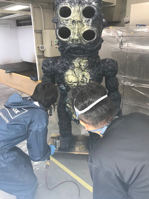 全高6フィートのNAGNAGNAG「FOUR EYES」が完成するまで|MEDICOM TOY 全高6フィートのNAGNAGNAG「FOUR EYES」が完成するまで|MEDICOM TOY