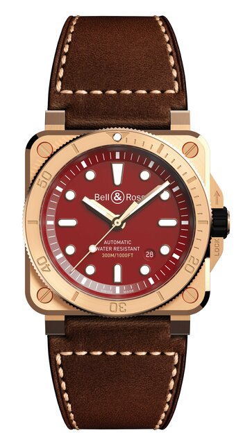 経年変化を楽しむブロンズ素材を用いた「BR 03-92 Diver Burgundy Bronze」|Bell & Ross 経年変化を楽しむブロンズ素材を用いた「BR 03-92 Diver Burgundy Bronze」|Bell & Ross