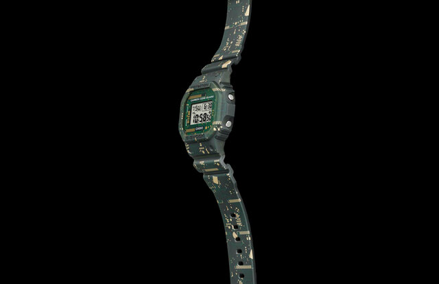 Gショック初、バンドとベゼル両方を付け替えできる「DWE-5600CC-3JR」｜G-SHOCK
