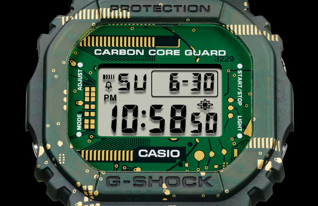 Gショック初、バンドとベゼル両方を付け替えできる「DWE-5600CC-3JR」｜G-SHOCK