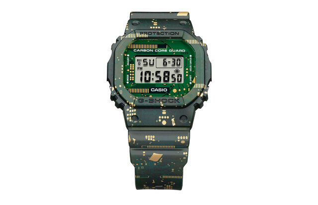 Gショック初、バンドとベゼル両方を付け替えできる「DWE-5600CC-3JR」｜G-SHOCK