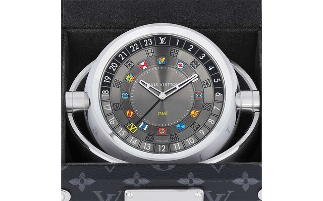 ルイ・ヴィトンのDNAが随所に息づく「タンブール」のテーブルクロック|LOUIS VUITTON ルイ・ヴィトンのDNAが随所に息づく「タンブール」のテーブルクロック|LOUIS VUITTON