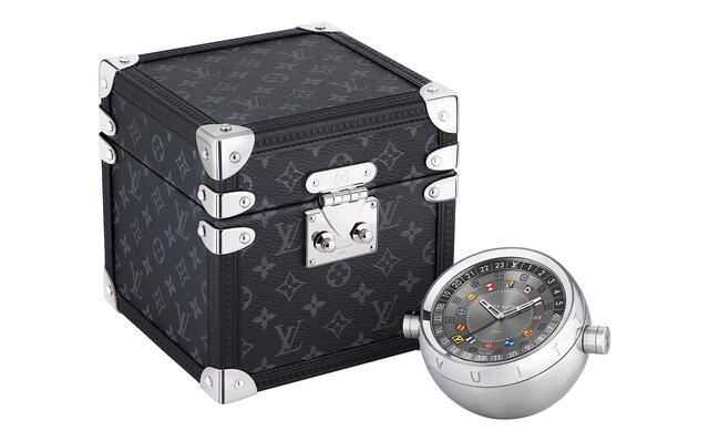 ルイ・ヴィトンのDNAが随所に息づく「タンブール」のテーブルクロック|LOUIS VUITTON ルイ・ヴィトンのDNAが随所に息づく「タンブール」のテーブルクロック|LOUIS VUITTON