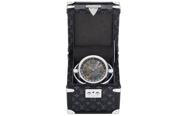 ルイ・ヴィトンのDNAが随所に息づく「タンブール」のテーブルクロック|LOUIS VUITTON ルイ・ヴィトンのDNAが随所に息づく「タンブール」のテーブルクロック|LOUIS VUITTON