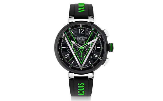ヴァージル・アブローのコレクションを想起させるネオングリーンの新作タンブールウオッチ|LOUIS VUITTON ヴァージル・アブローのコレクションを想起させるネオングリーンの新作タンブールウオッチ|LOUIS VUITTON