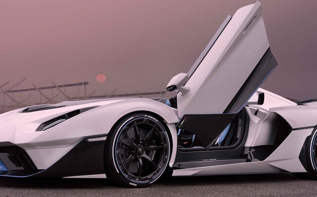 ランボルギーニ、スクアドラ・コルセが手掛けた公道仕様のオープントップレーシングカー「SC20」発表｜Lamborghini