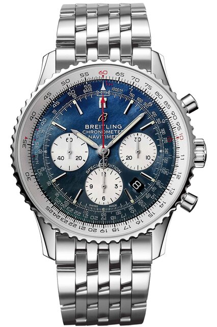 ブラック マザー オブ パール ダイアルを搭載した日本限定ナビタイマー｜BREITLING
