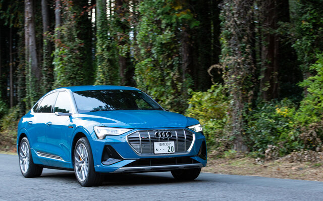 アウディ電動化攻勢の尖兵、e-tronスポーツバックに試乗｜Audi