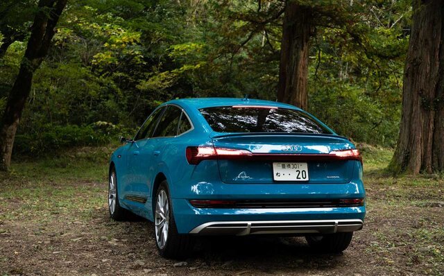 アウディ電動化攻勢の尖兵、e-tronスポーツバックに試乗｜Audi