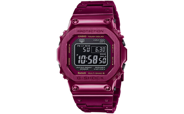 初代モデルを継承するフルメタルスクエアモデルに、新色“赤”が登場|G-SHOCK 初代モデルを継承するフルメタルスクエアモデルに、新色“赤”が登場|G-SHOCK