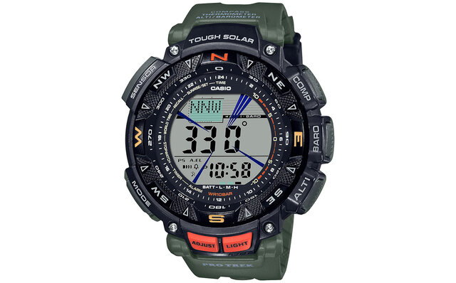 アウトドアで活躍するPRO TREK「PRG-240」に、アースカラーの新モデルが登場|CASIO アウトドアで活躍するPRO TREK「PRG-240」に、アースカラーの新モデルが登場|CASIO