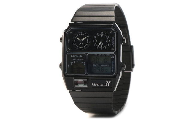 数量限定200本。Ground Y × CITIZENによる新作「ANA–DIGI TEMP」｜Ground Y
