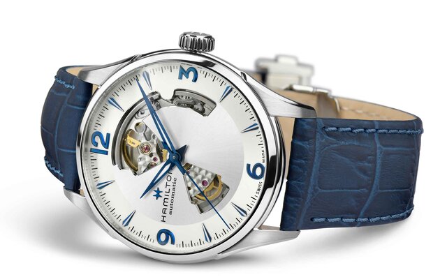 あらゆるシーンにマッチするブルーのジャズマスター オープンハート|HAMILTON あらゆるシーンにマッチするブルーのジャズマスター オープンハート|HAMILTON
