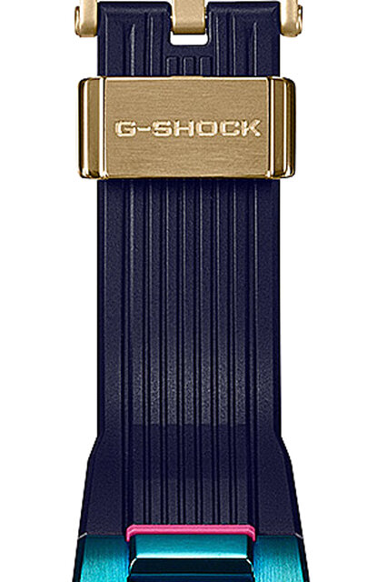 ブルーフェニックスをモチーフに、神秘的に輝くレインボーIP加工を施した“MT-G”|G-SHOCK ブルーフェニックスをモチーフに、神秘的に輝くレインボーIP加工を施した“MT-G”|G-SHOCK