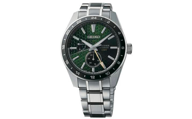 ＜セイコー プレサージュ＞の「Sharp Edged Series」にGMT搭載モデル4機種が登場｜SEIKO