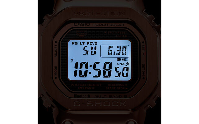 メタルインゴットをイメージしたローズゴールドカラーの新作｜G-SHOCK