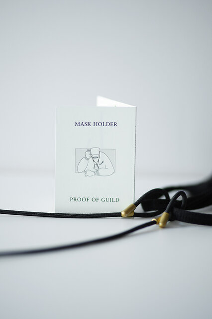 金属アレルギー、抗菌作用に配慮した、マスクホルダーが完成｜PROOF OF GUILD