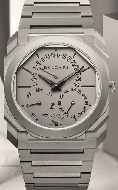 Watches & Wonders2021新作。厚さわずか5.8ミリの「オクト フィニッシモ パーペチュアル カレンダー」|BVLGARI Watches & Wonders2021新作。厚さわずか5.8ミリの「オクト フィニッシモ パーペチュアル カレンダー」|BVLGARI