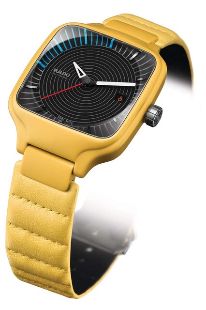 ポップなカラーと最先端素材で“近未来”を表現した新作「トゥルー スクエア×テジ・チャウハン」｜RADO