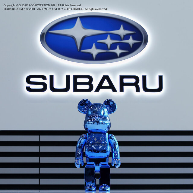 「SUBARU BE@RBRICK THE 1st MODEL 400％」発売。社名変更から４年、株式会社SUBARUが描く未来  | MEDICOM TOY
