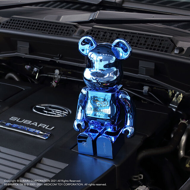 「SUBARU BE@RBRICK THE 1st MODEL 400％」発売。社名変更から４年、株式会社SUBARUが描く未来  | MEDICOM TOY