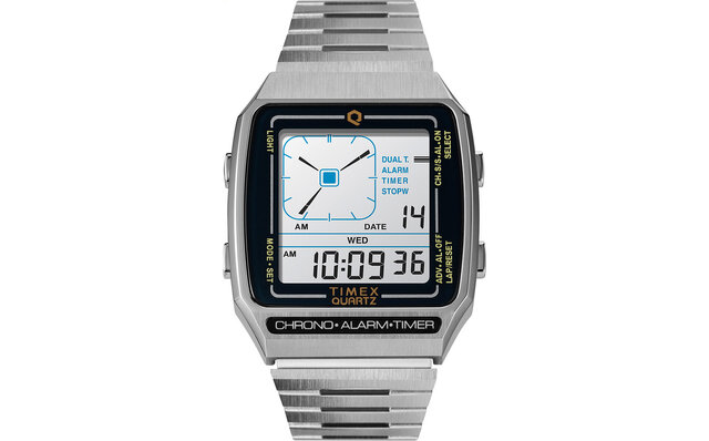 1980年代のデジタルアナログウオッチ復刻モデル「Q TIMEX Reissue Digital LCA」|TIMEX 1980年代のデジタルアナログウオッチ復刻モデル「Q TIMEX Reissue Digital LCA」|TIMEX