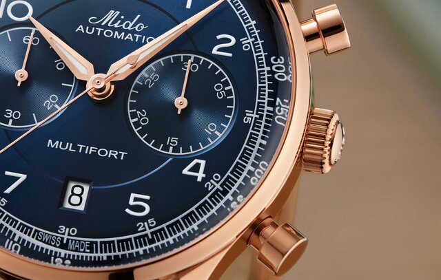 1937年製のヒストリカルモデルを再現した「マルチフォート パトリモニー クロノグラフ」｜MIDO