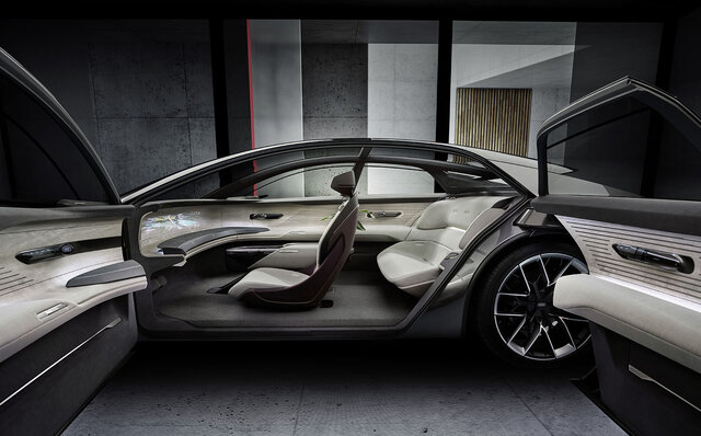 アウディ、未来を見据えた高級セダン「グランドスフィア コンセプト」を発表｜Audi