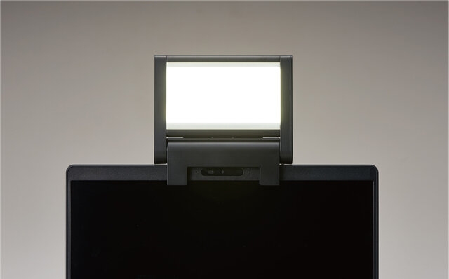 オンライン会議中の画面映りを良くする「Web 会議用スクエアライト」｜KINGJIM