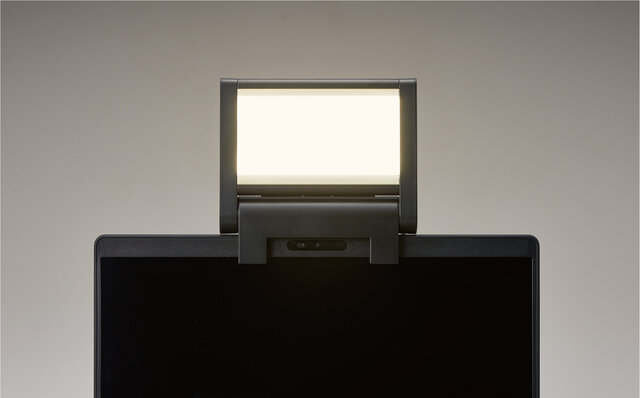 オンライン会議中の画面映りを良くする「Web 会議用スクエアライト」｜KINGJIM