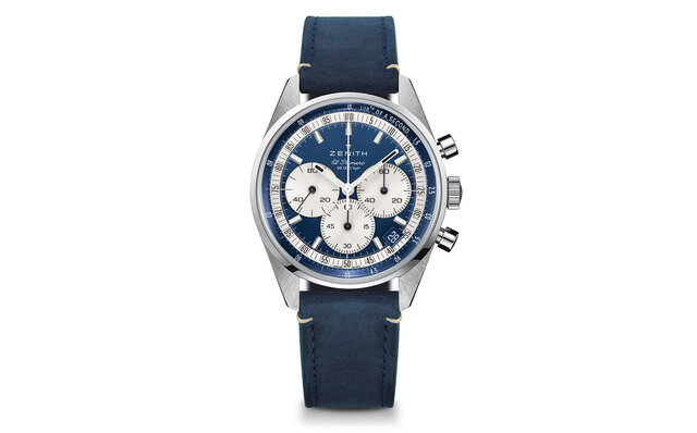 ゼニス愛炸裂! 初号機に搭載された“ゼニスブルー”を全面に敷いた激レアモデル|ZENITH ゼニス愛炸裂! 初号機に搭載された“ゼニスブルー”を全面に敷いた激レアモデル|ZENITH