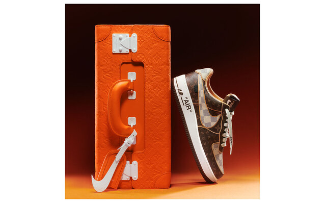 「エア フォース1」by ヴァージル・アブローがサザビーズのオークションに登場｜LOUIS VUITTON×NIKE
