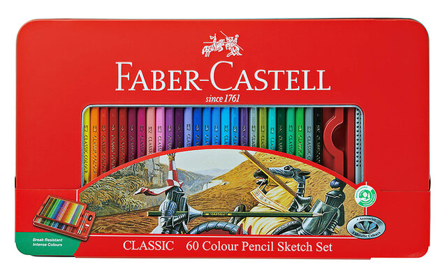 老舗筆記具メーカーによる「ファーバーカステル 色鉛筆48色/60色」｜FABER-CASTELL