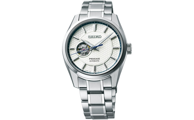 新開発オープンハート機構を搭載。<セイコー プレザージュ>2022年新作「Sharp Edged Series」|SEIKO  新開発オープンハート機構を搭載。<セイコー プレザージュ>2022年新作「Sharp Edged Series」|SEIKO