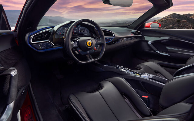 フェラーリ、830hpのハイブリッドオープン「296GTS」を発表｜Ferrari