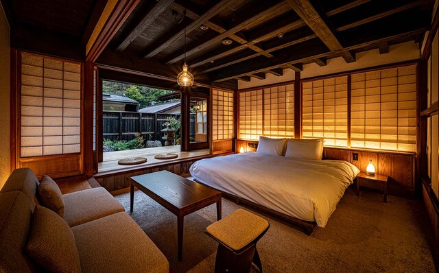 日本酒LOVER必見! 復活酒蔵併設の個性派宿で一夜を過ごす、唯一無二の体験「BYAKU Narai」|TRAVEL 日本酒LOVER必見! 復活酒蔵併設の個性派宿で一夜を過ごす、唯一無二の体験「BYAKU Narai」|TRAVEL