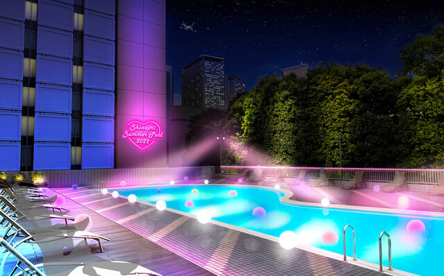 昼と夜、異なるシチュエーションで楽しめる屋外プールがオープン！ナイトプール限定メニューやドリンクも｜SHINAGAWA PRINCE HOTEL