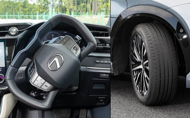 レクサス「RZ」のステアバイワイヤ搭載モデル(プロトタイプ)に試乗──持ち替えなしでハンドル操作が自由自在|LEXUS レクサス「RZ」のステアバイワイヤ搭載モデル(プロトタイプ)に試乗──持ち替えなしでハンドル操作が自由自在|LEXUS