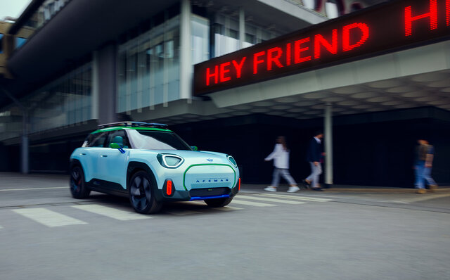 MINIの未来を提示するBEVクロスオーバーコンセプト「コンセプト エースマン」を世界初披露|MINI MINIの未来を提示するBEVクロスオーバーコンセプト「コンセプト エースマン」を世界初披露|MINI
