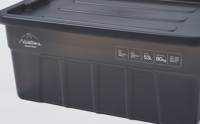 業務用メーカー・TRUST社に別注。ハンドル付きコンテナボックス｜Nicetime Mountain Gallery 