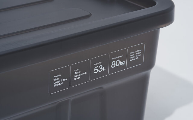 業務用メーカー・TRUST社に別注。ハンドル付きコンテナボックス｜Nicetime Mountain Gallery 