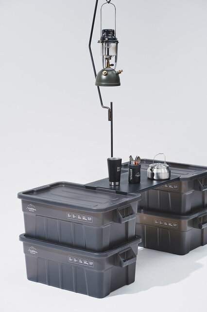 業務用メーカー・TRUST社に別注。ハンドル付きコンテナボックス｜Nicetime Mountain Gallery 