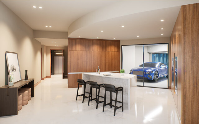 クルマに乗ったままエレベーターで自宅フロアに移動可能──「ベントレーレジデンス」がマイアミに誕生へ｜BENTLEY