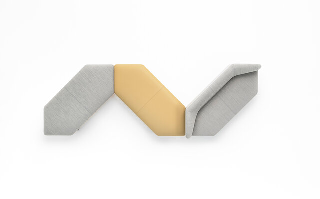 リング、ジグザク、タイル状。組み合わせを自在に楽しめるソファシステム『Calisson』|arti リング、ジグザク、タイル状。組み合わせを自在に楽しめるソファシステム『Calisson』|arti