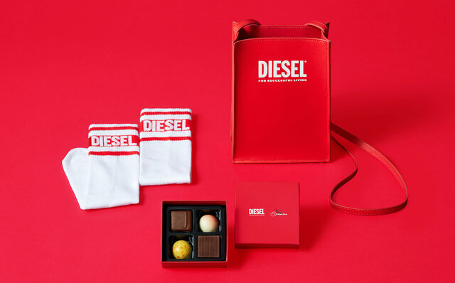 ディーゼルがベルギーのチョコレート「Deremiens」と初コラボ。バレンタイン限定のギフトセット&コラボメニューが登場｜DIESEL