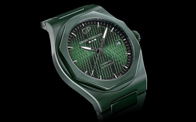 伝統的なグリーンを纏う「ロレアート グリーンセラミック アストンマーティン エディション」｜GIRARD-PERREGAUX