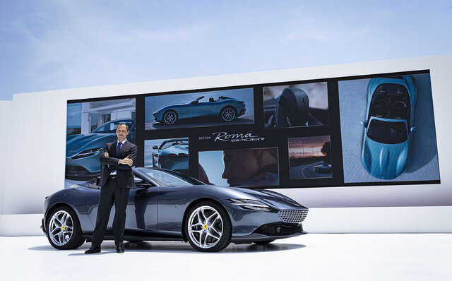 ローマ スパイダーが日本初上陸──再解釈したイタリアン・シックと最新テクノロジーの融合｜Ferrari