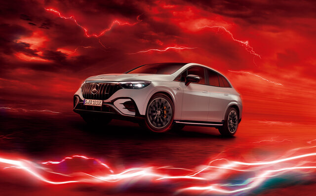 日本の道路事情に合ったボディサイズと取り回しの良さが特長の電動SUV「EQE SUV」が日本上陸｜Mercedes Benz