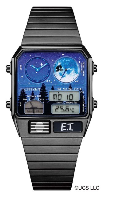 ユニバーサル名作映画とのコラボレーションによるアナデジテンプが数量限定で登場｜CITIZEN